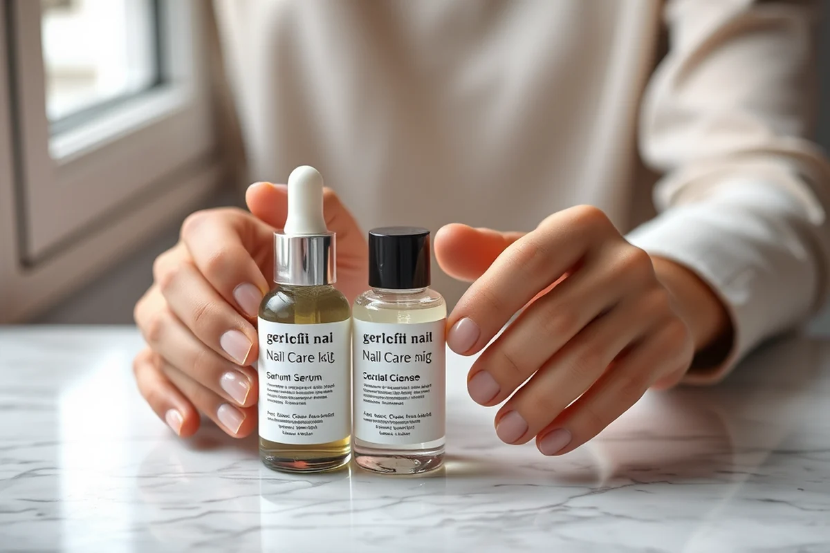 beginner nail care kit — Beginner Nail Care Kit (the finished result)