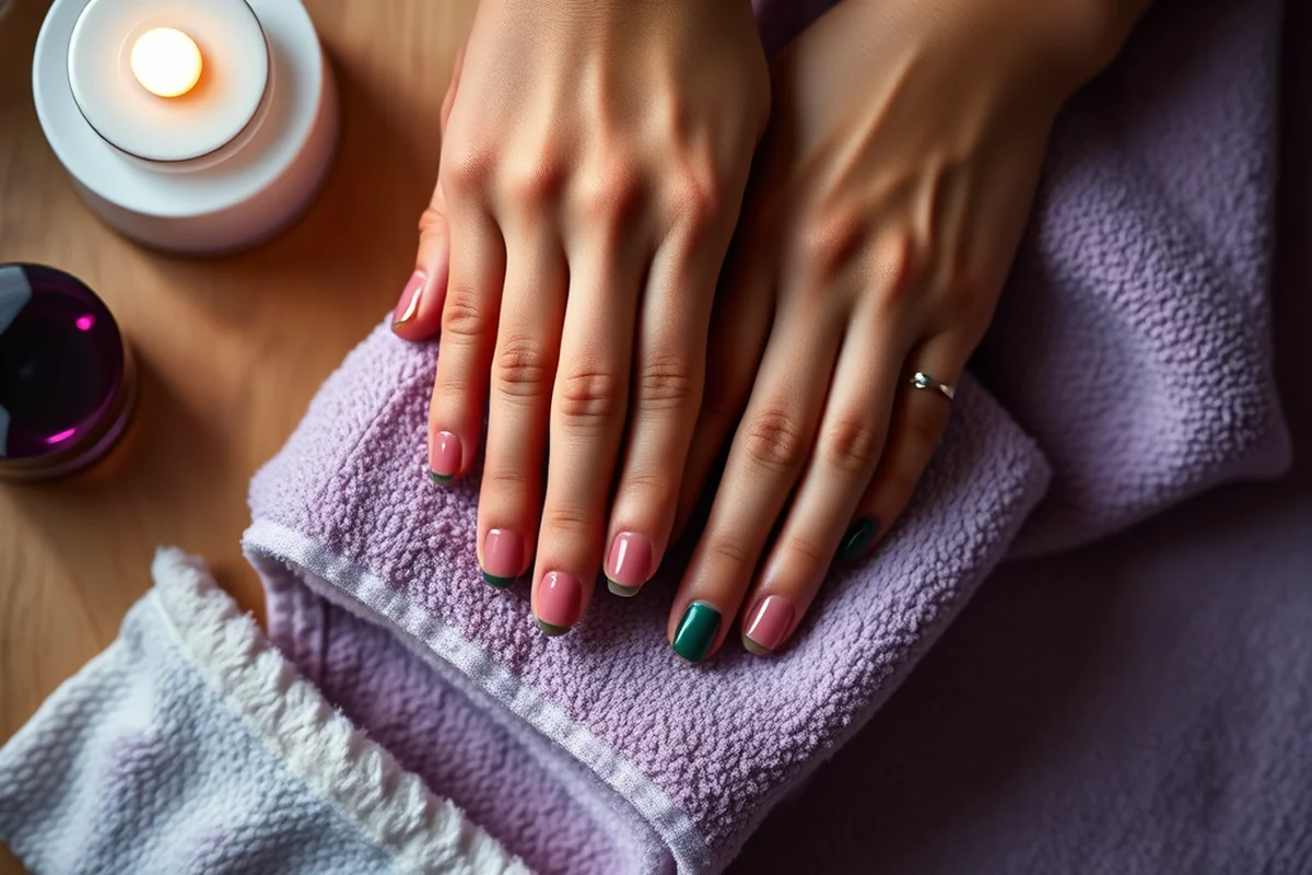 cute nails for beginners simple — Cute Nails For Beginners Simple (the finished result)