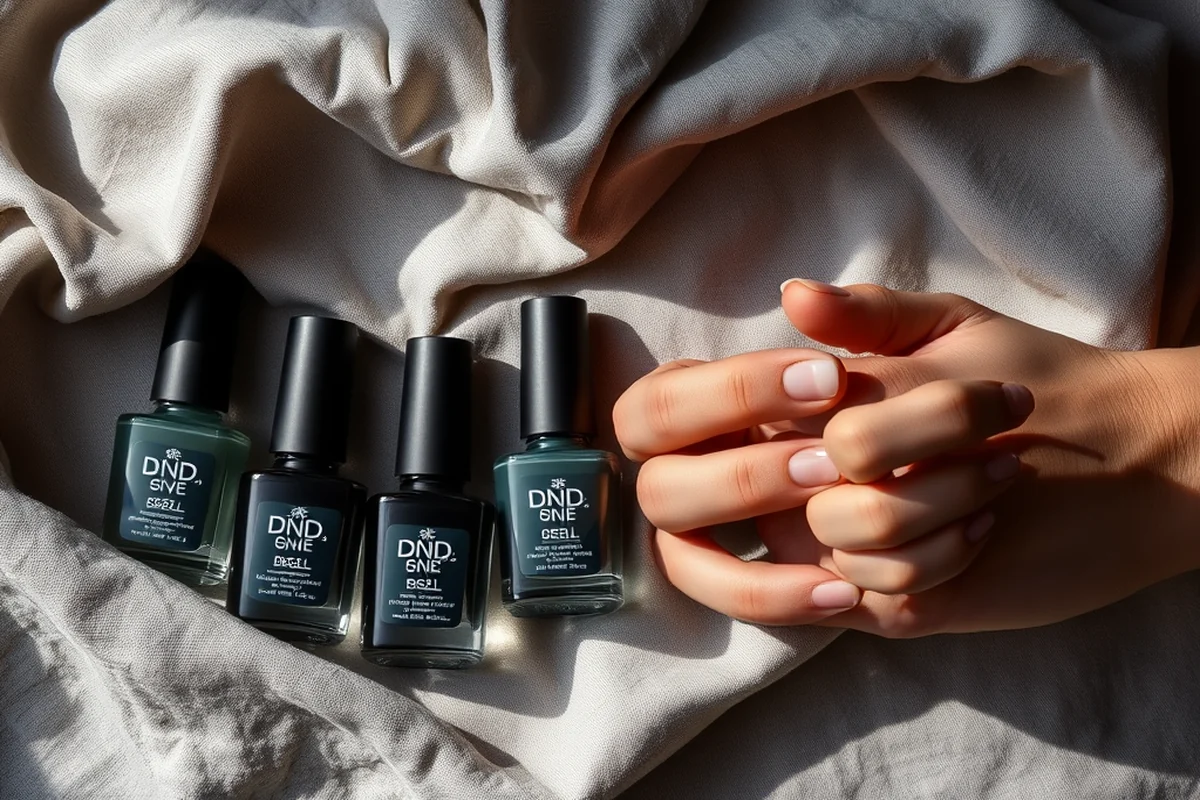 dnd gel nail polish set — Dnd Gel Nail Polish Set (the finished result)