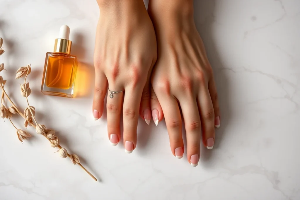 French Tip Acrylic Nails