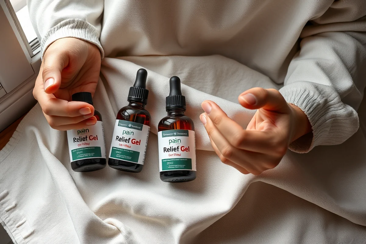 pain relief gel — Pain Relief Gel (the finished result)