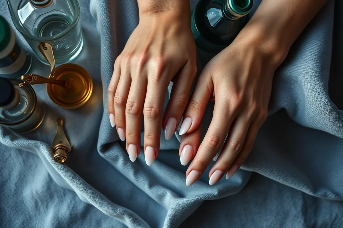 almond shaped nails — Almond Shaped Nails (the finished result)